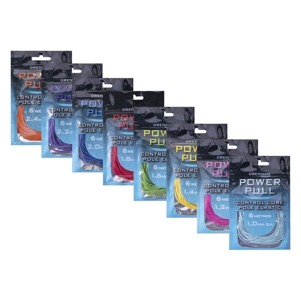 Drennan Power Pull Pole Elastic Solid Core Pole Elastic All Sizes & Colours