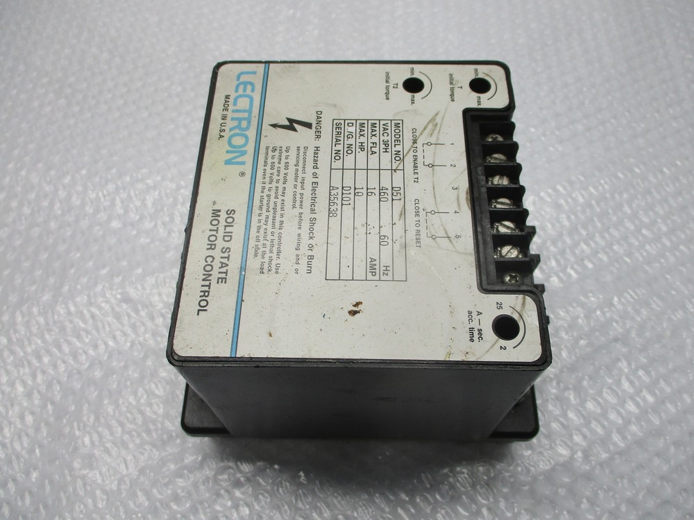 LECTRON D51 MOTOR CONTROL UNMP