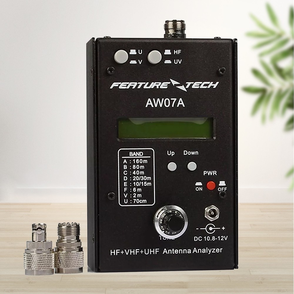 For HF VHF UHF SWR Analyzer Antenna RF Impedance Tester Frequency Analyzer Tool