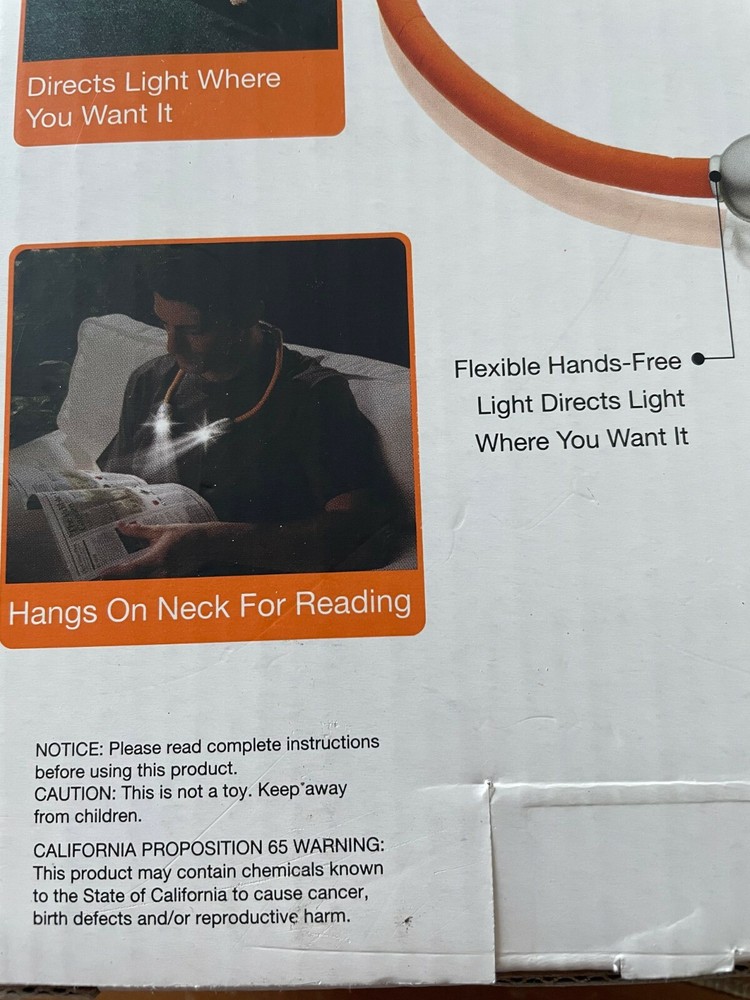 The Sharper Image Hands-Free LED Wrap Light