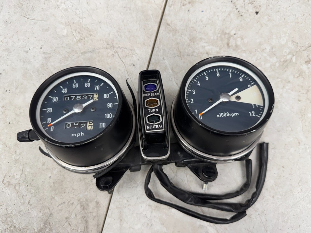 1976 Honda CB360T Gauges Speedometer Tachometer Cluster UNTESTED
