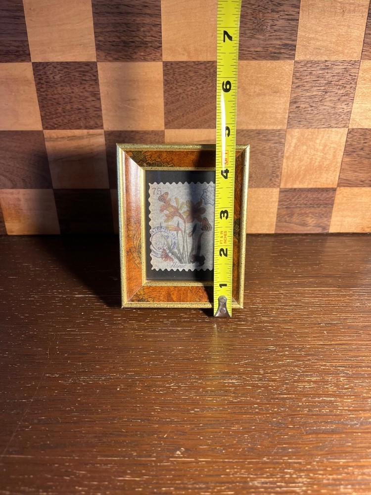 Picture Frame Repurposed with Daffodil Butterfly Picture