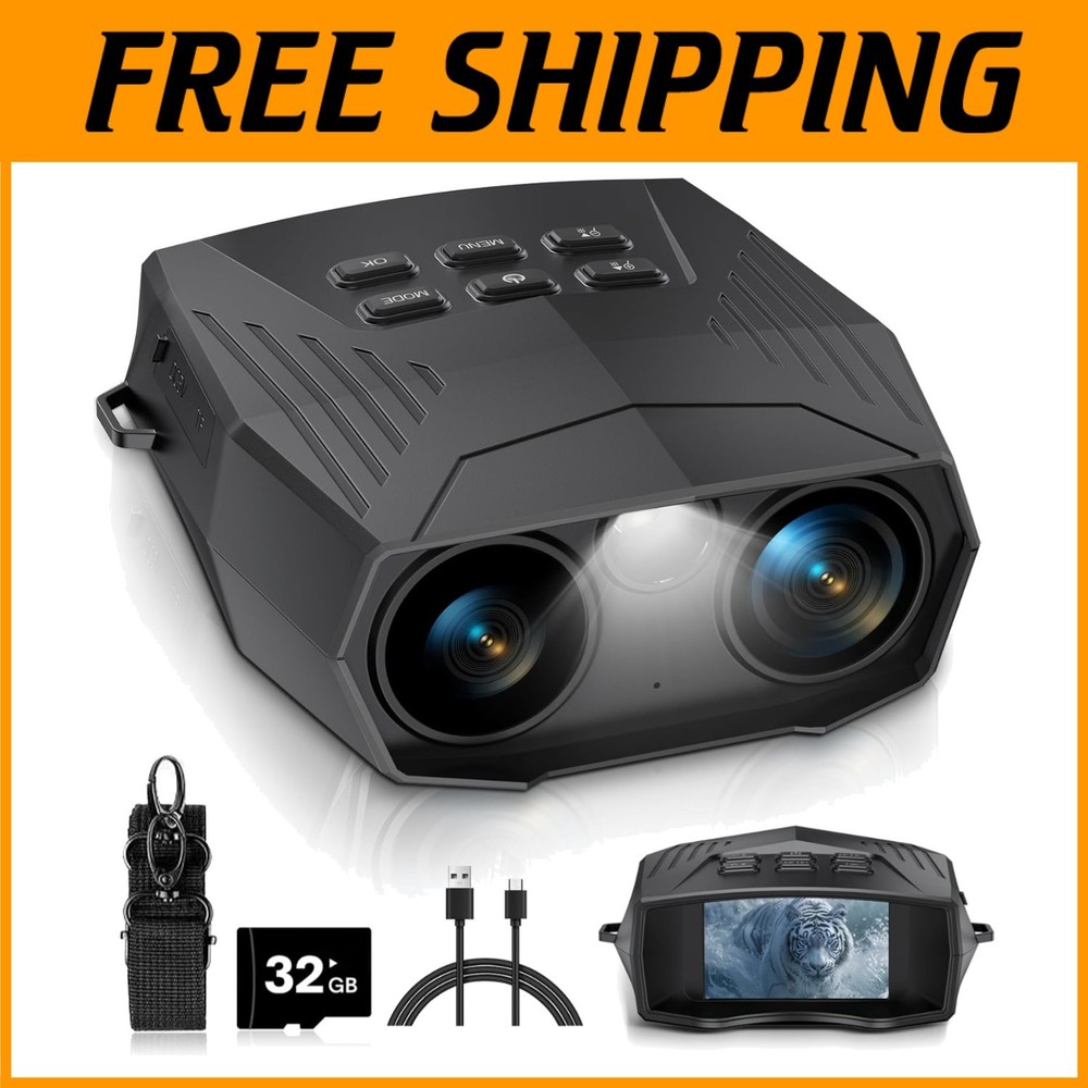 Lightweight Infrared Goggles with 3'' Screen