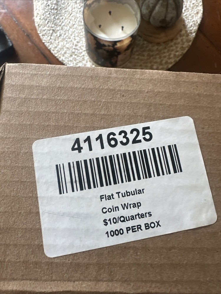 1000 Coin tubes Rolls for quarters $10