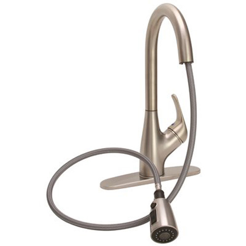 Waterfront Single Handle Faucet with Pull Down