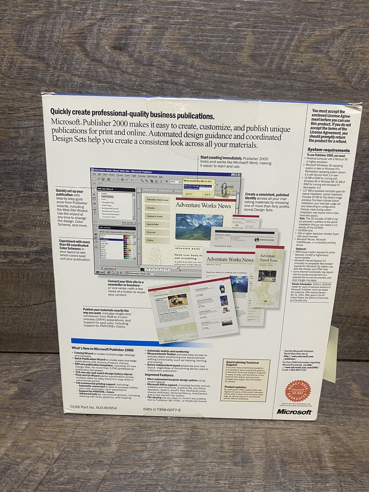 Microsoft Graphics Studio Publisher 2000