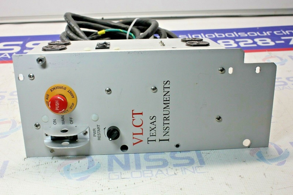 TEXAS INSTRUMENT VLCT MAIN JUNCTION POWER RESTART BOX