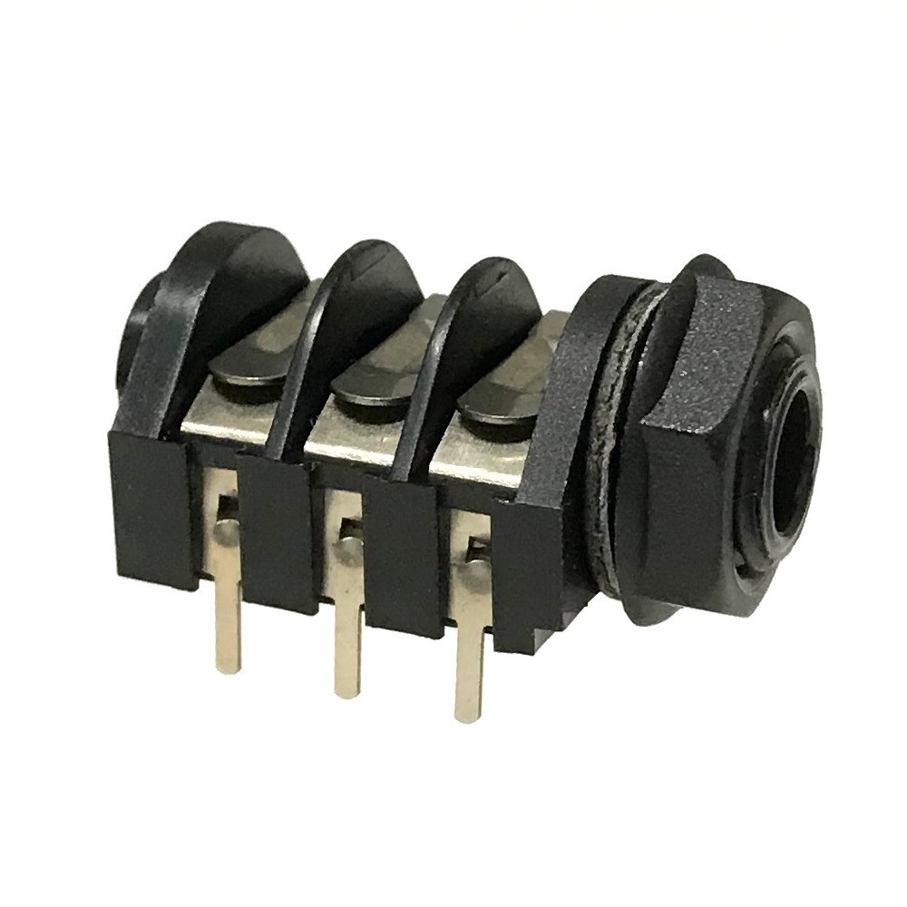 Cliff Input Jack 1/4" Stereo PC Mount for Marshall Plastic Nut