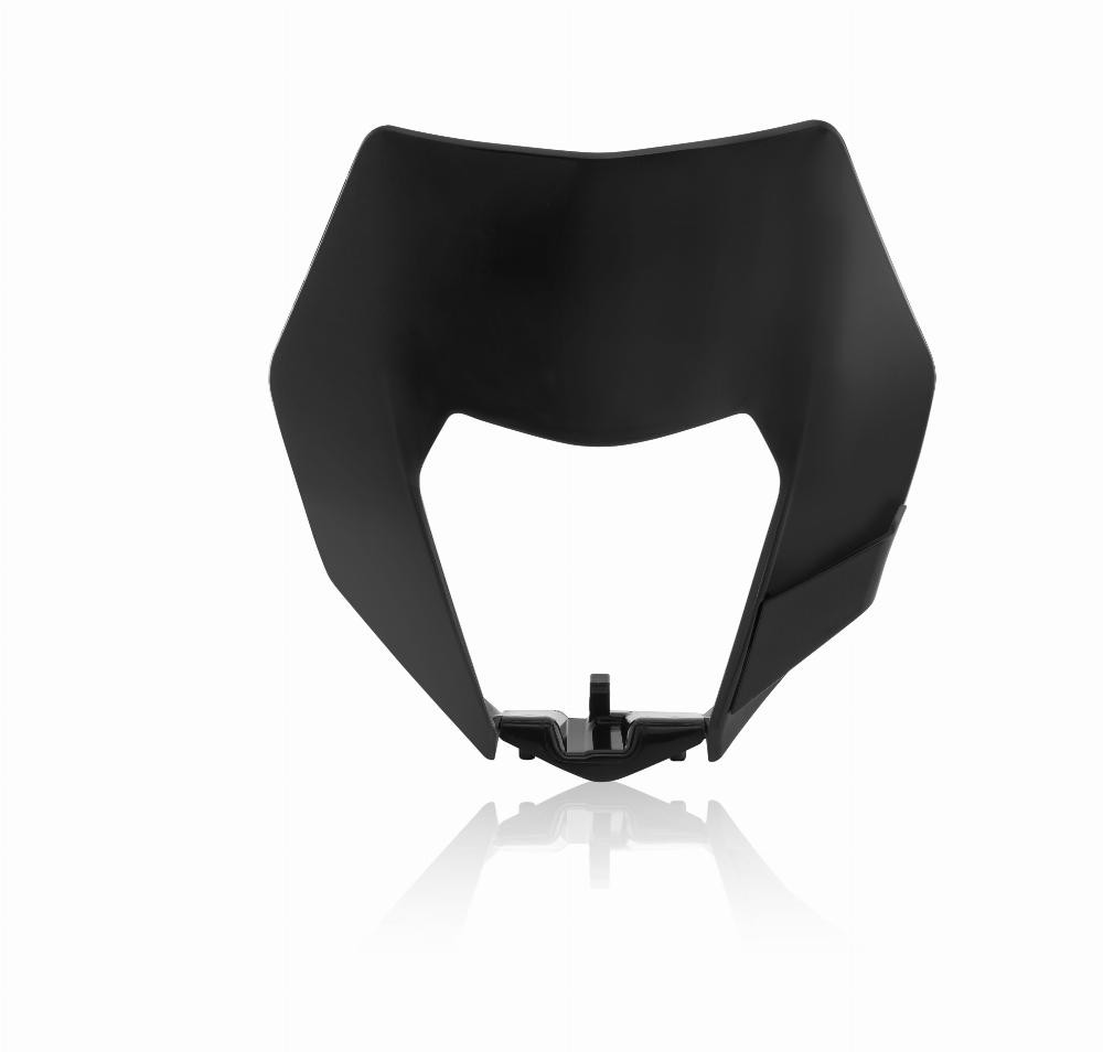 Acerbis 2732070001 Front Headlight Mask Black