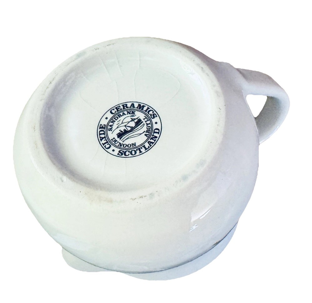 Thistle Creamer Pitcher Clyde Ceramics Scotland