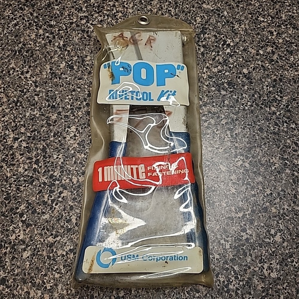 VINTAGE USM Pop Rivet Rivetool Tool Kit with Case