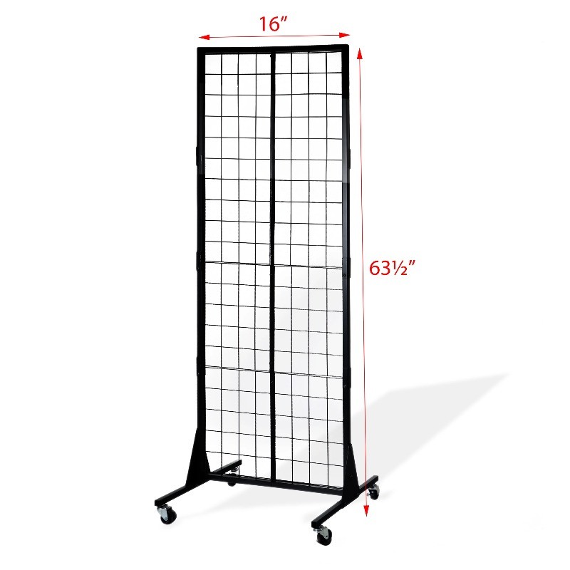 Wire Grid Wall Display Rack, Wall Grid Organizer, Display Rack for Hanging Items