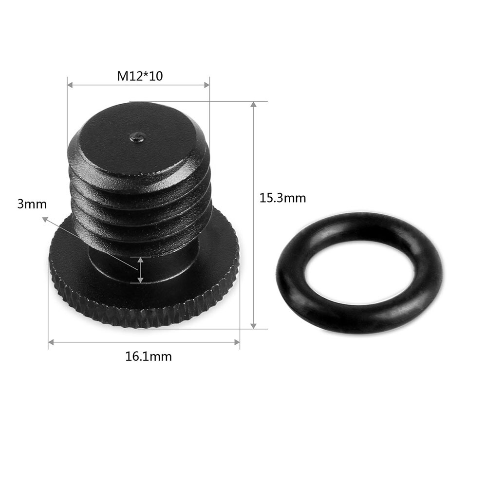 SmallRig 15mm Rod Cap (M12, 4-Pack) -1617