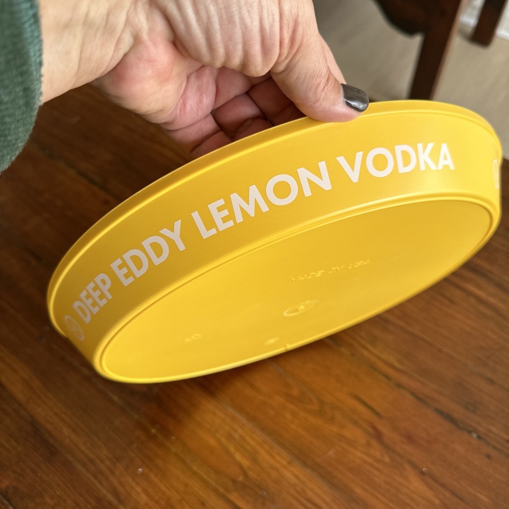 NEW Deep Eddy Lemon Flavored Vodka Serving Tray 13" Austin's Original