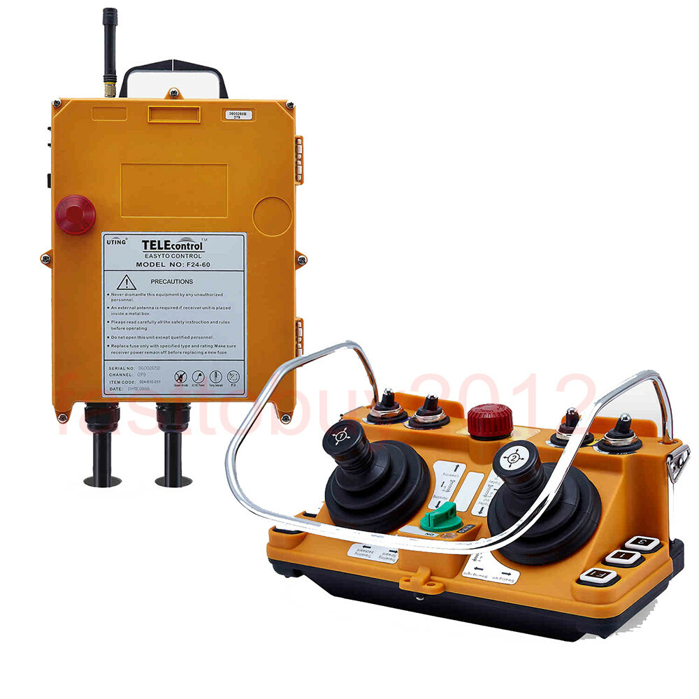 Industrial Joystick Crane Wireless Remote Control  1Transmitter +1 Receiver 65V