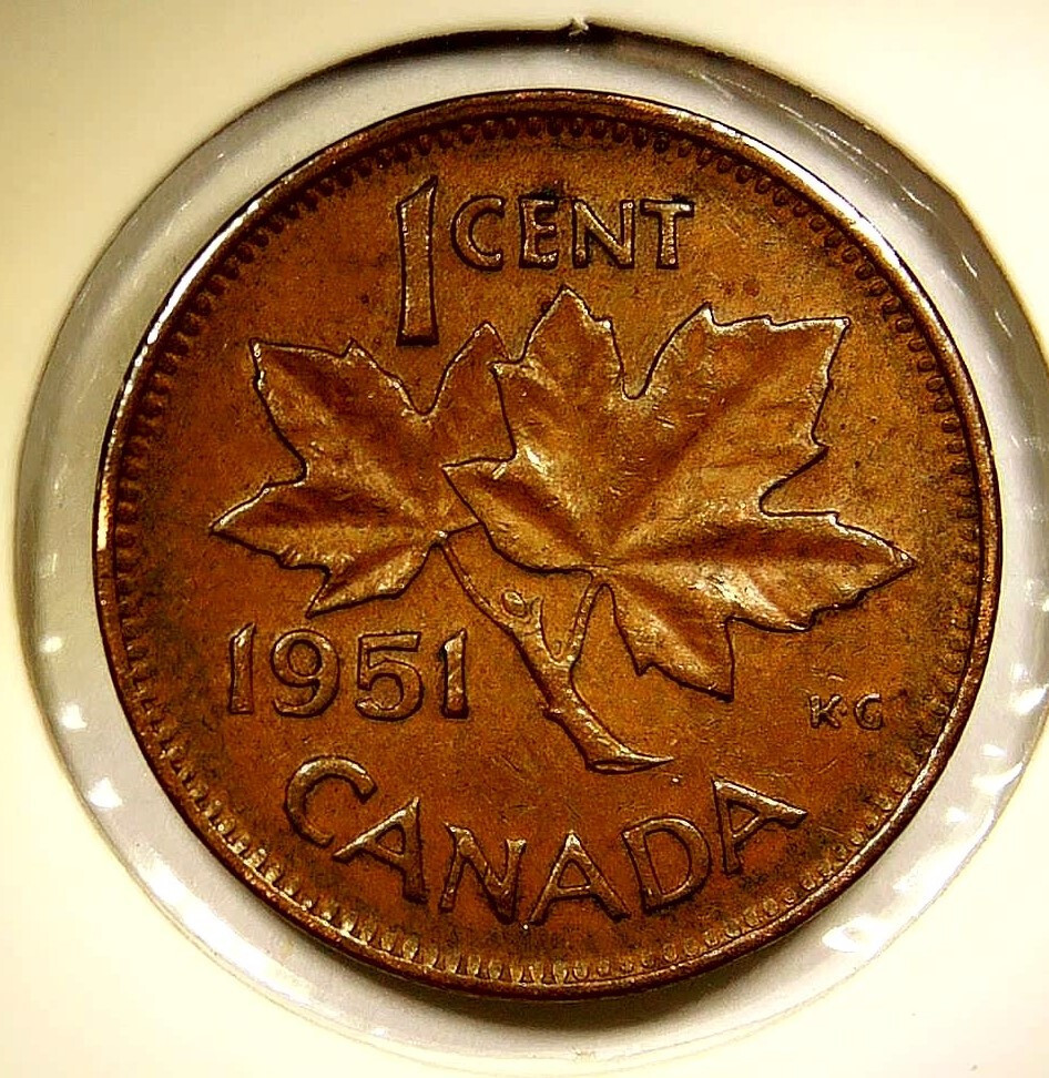 1951 Canada Cent King George VI