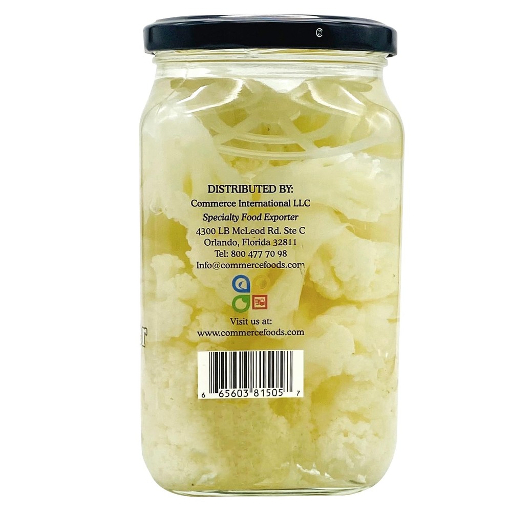 - Pickled Cauliflower in Brine, 28 oz (825g)
