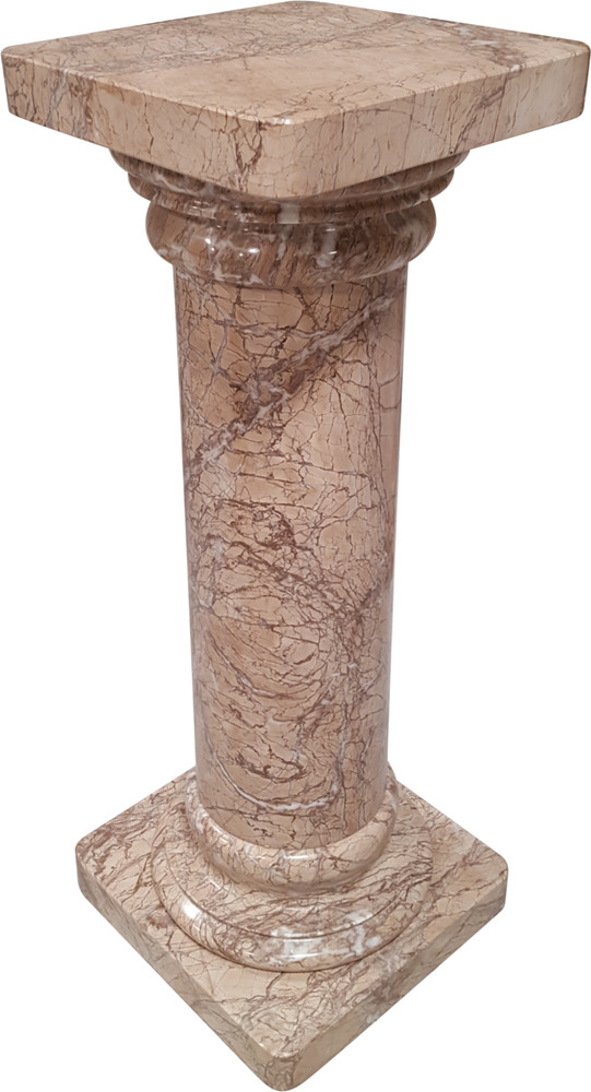 Solid Marble Pedestal Column 37" Tall. Pickup Only.