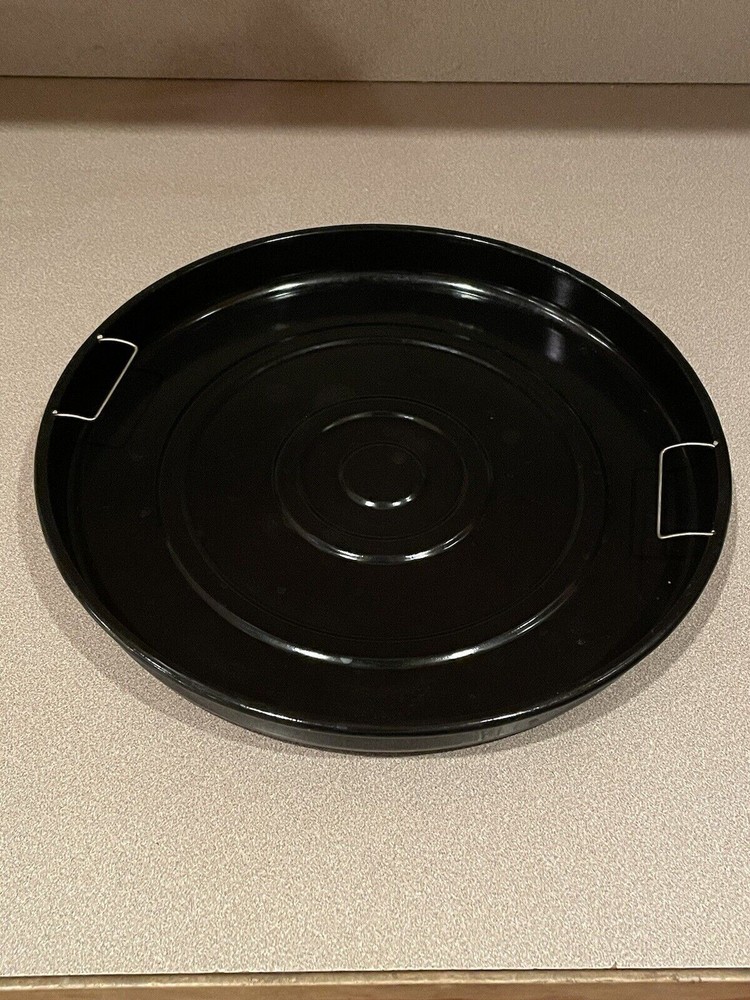 NuWave Oven Pro Plus Replacement Part Bottom Drip Tray Liner Pan Metal Black