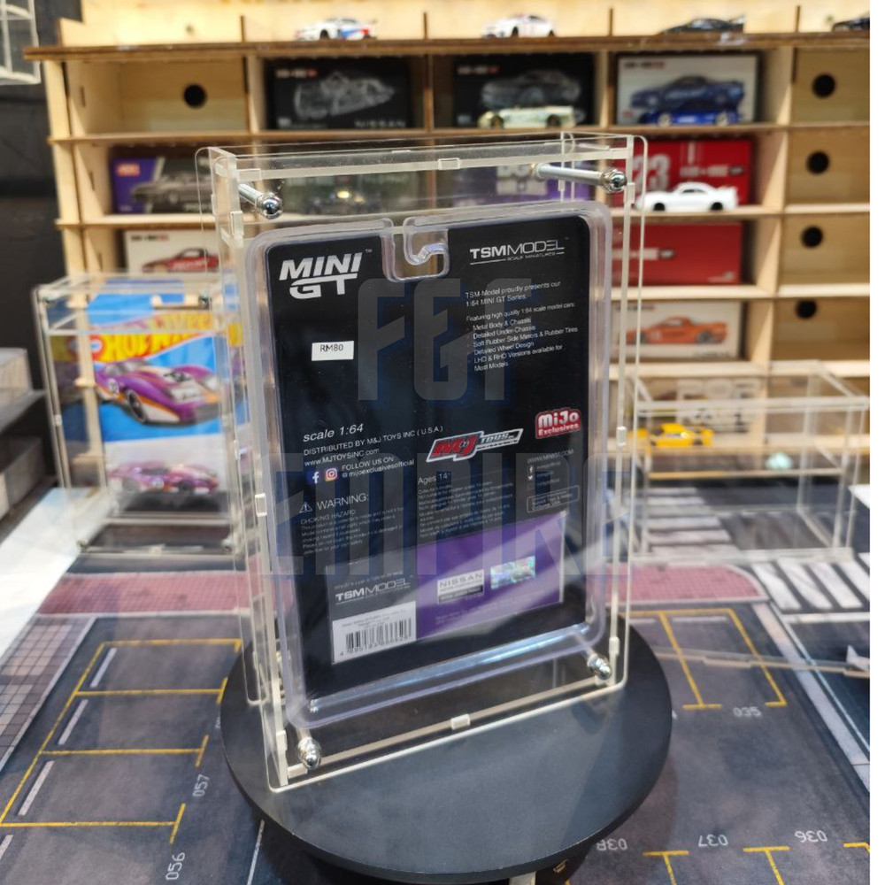 Coval Case - Mainline - Single case - Mini Gt Carded display - Acrylic Display