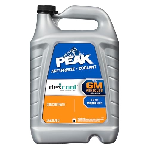 DEX-Cool Antifreeze + Coolant, Premium Engine Coolant with Antifreeze, Car