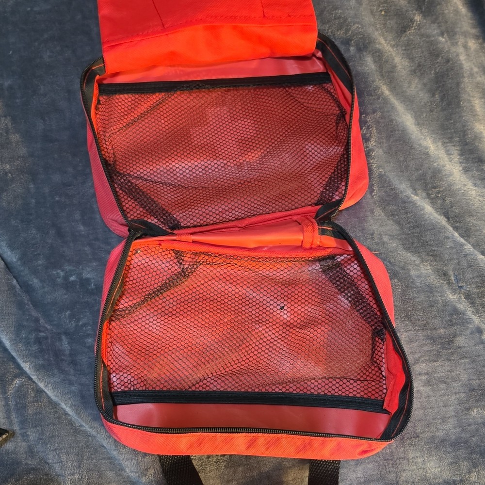 Portable Red Travel First Aid Kit Bag