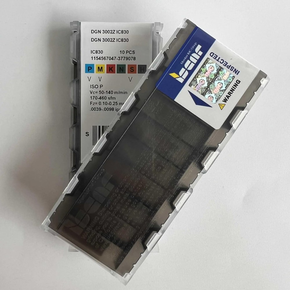 ISCAR / DGN3002Z IC830 / Industrial indexable carbide inserts 10 PCS