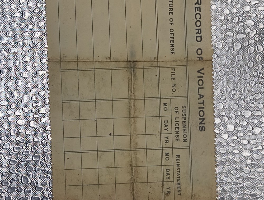 1929 - Nebraska - Motor Vehicle Operator License - Johnson County