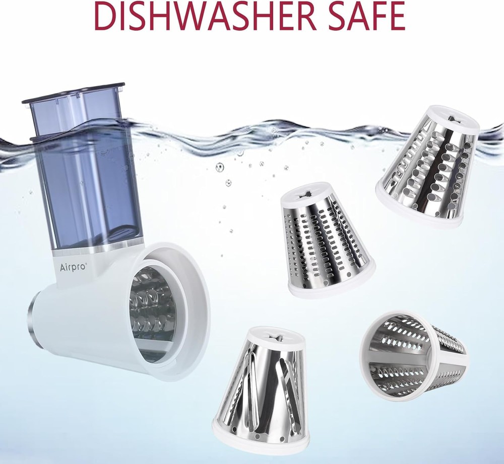 Slicer and shredder attachment for kitchen mixer with vegetable slicer