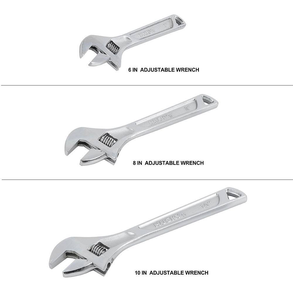 Locking Pliers Set and Adjustable Wrenches (3-Piece)