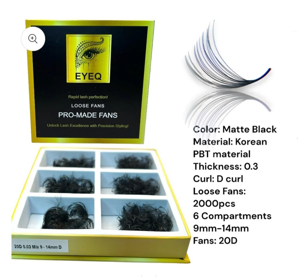 20D Pro-made lashes 0.3 2000pcs