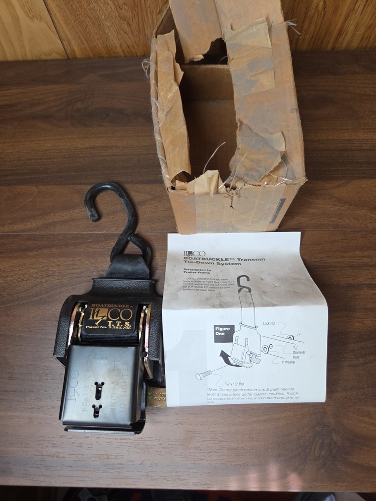 Boatbuckle G2 Retractable Transom Tie Down System 2" X 43"