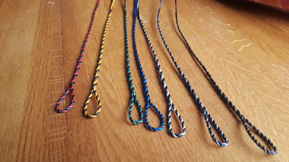 Flemish Twist Bow String - D97/"Fast Flight" - Black & Classic Colors