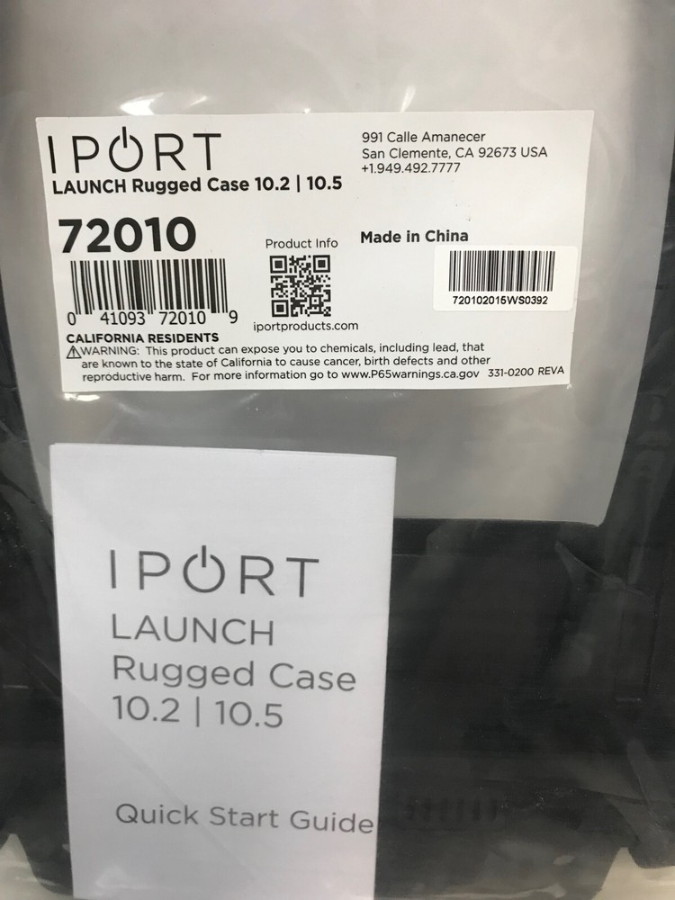IPORT LAUNCH RUGGED CASE 10.2 / 10.5 72010 NEW