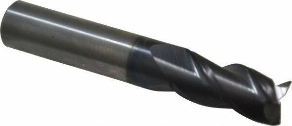 Accupro 1/2", 1" LOC, 1/2" Shank, 3" OAL, 3 Flute, Solid Carbide Square End M...