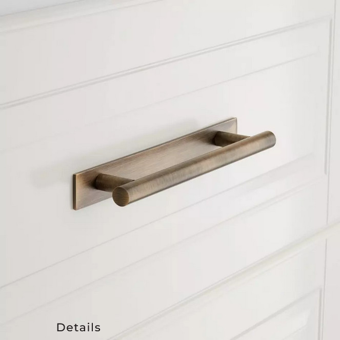 Signature Hardware 6" Brass Backplate - Antique Brass