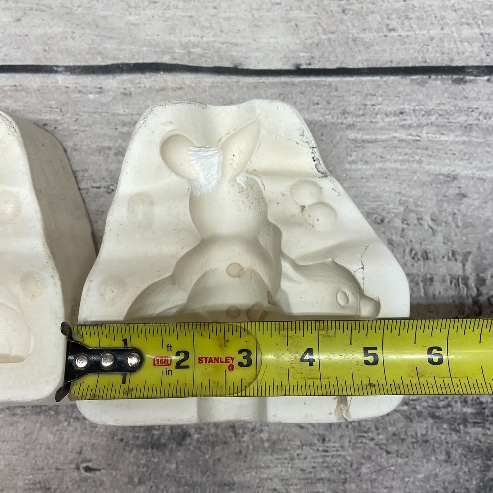 Ceramic Slip Casting Mold Rabbits TAG #506 Vintage