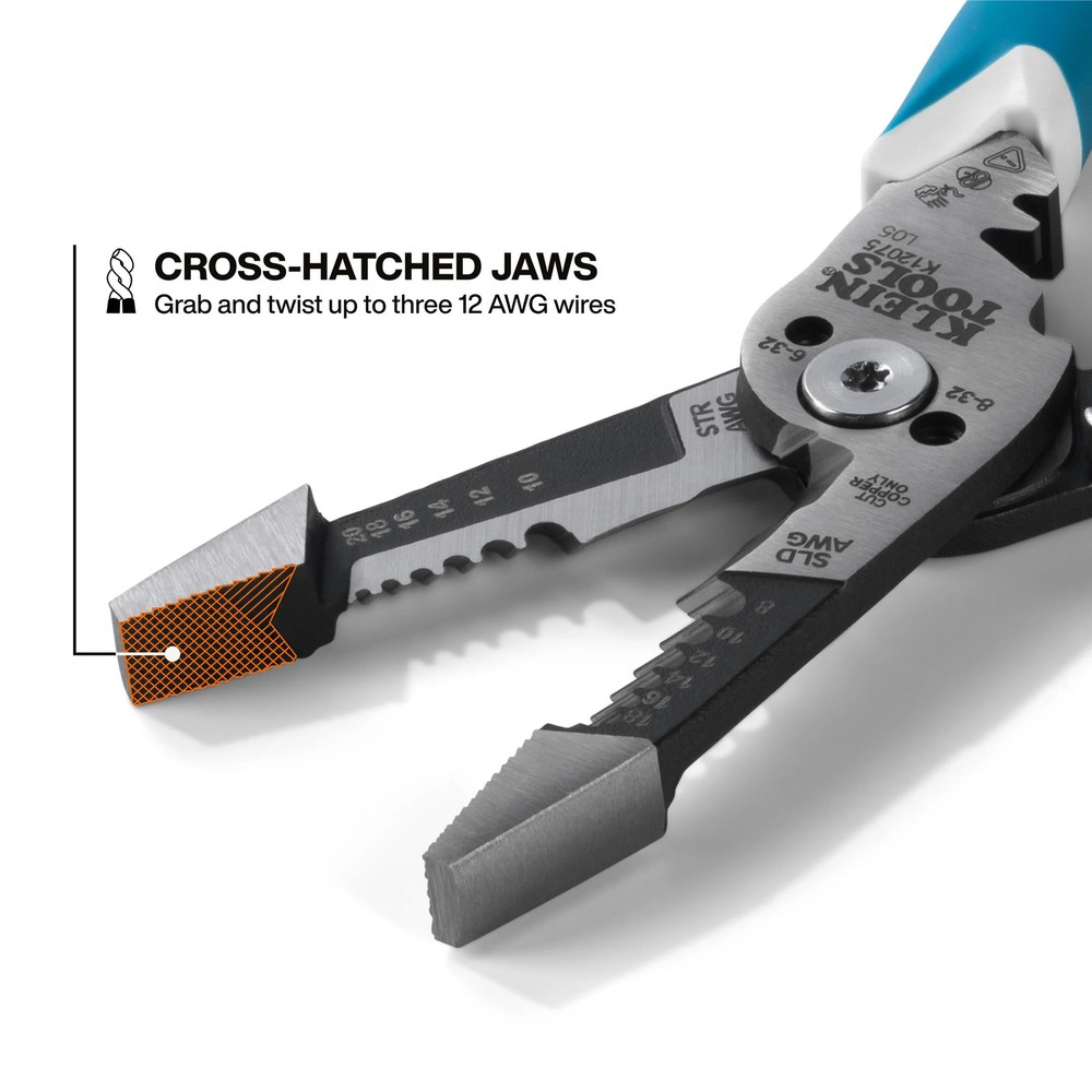 Klein Tools K12075 Slim-Forged Wire Stripper / Cutter