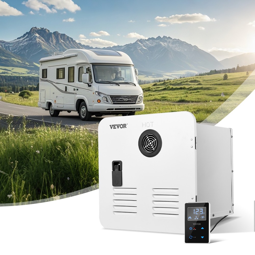 VEVOR RV Tankless Water Heater 15x15 in Propane Gas 42000BTU with Controller