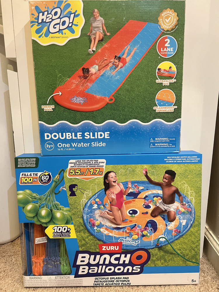 [Zuru] Octopus Splash Pad & H20 GO Double Slide DOUBLE PACK