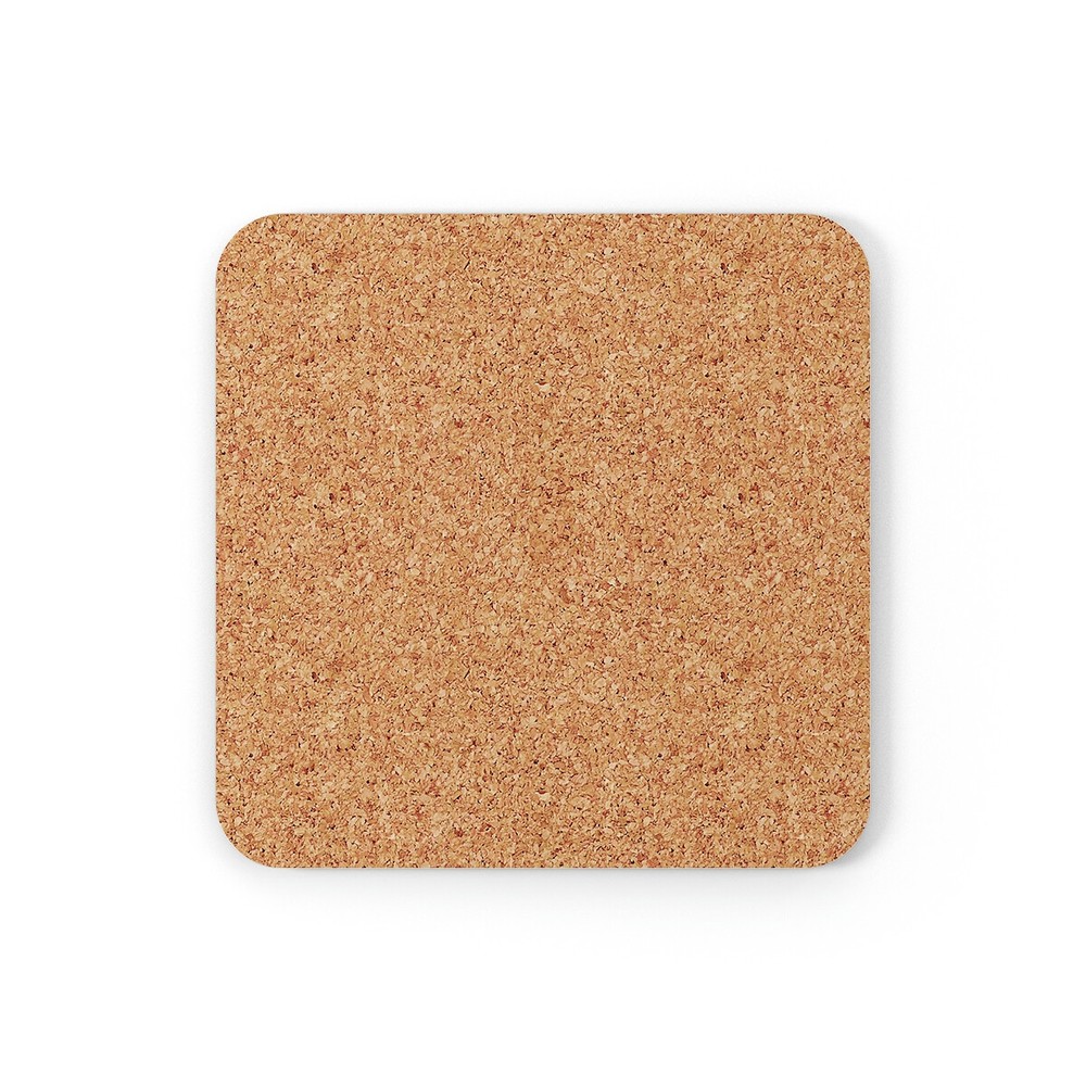 Corkwood Coaster Set- cat_face_pattern