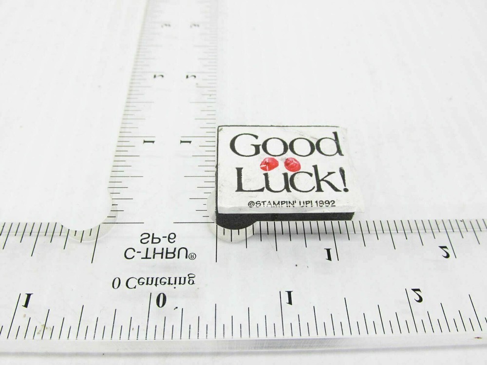 Good Luck Rubber Stamp - Stamp Set C23