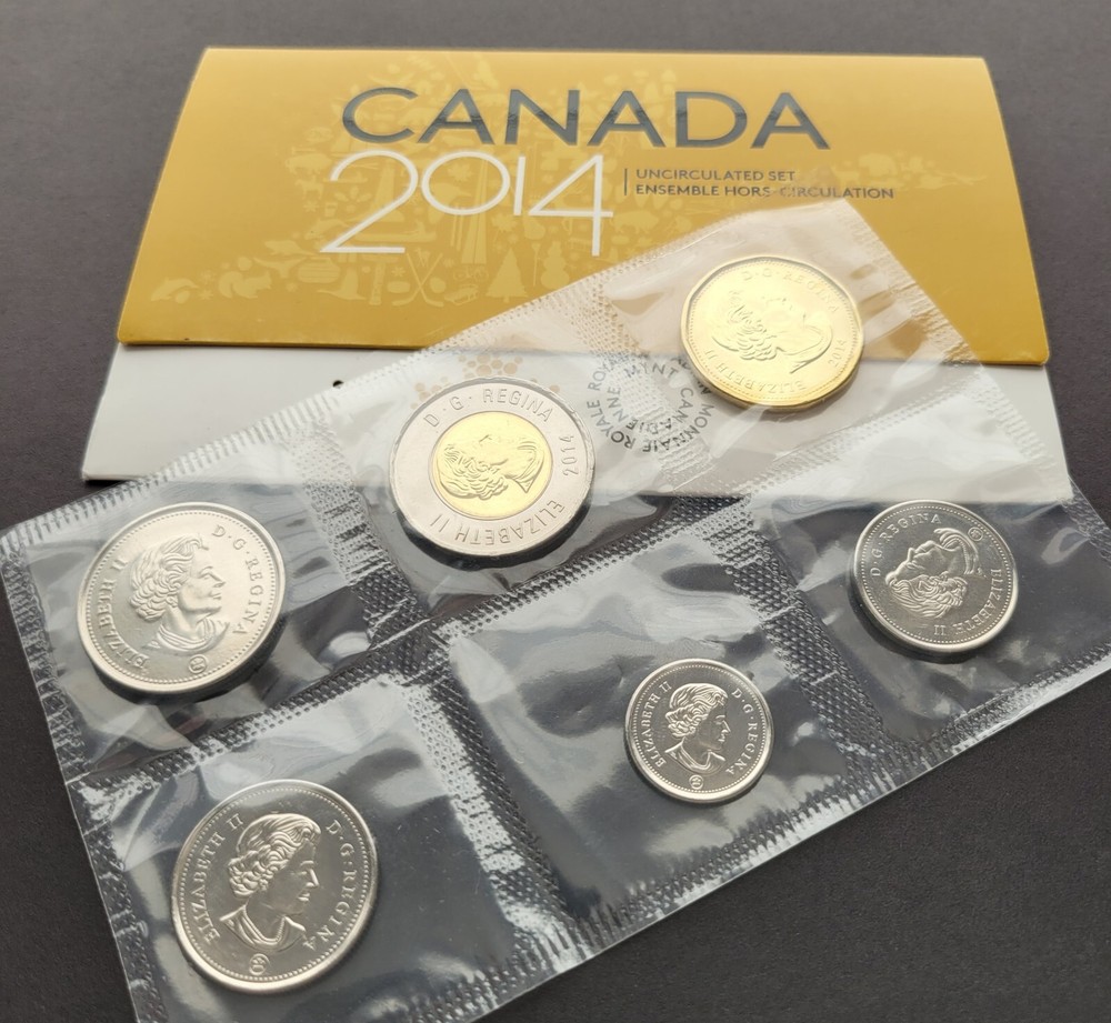 *** 2014  CANADA  PROOF  LIKE  ROYAL  MINT  SET ***