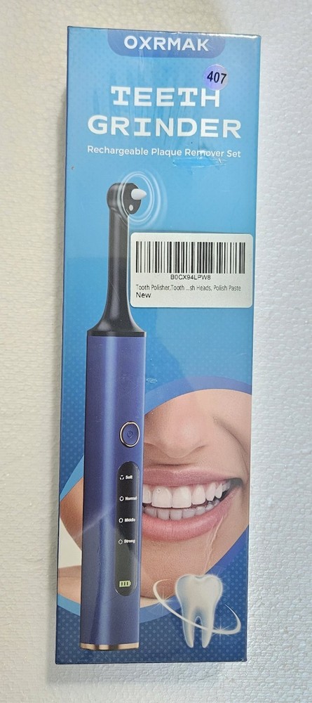 💚❤️Oxrmak Teeth Grinder Rechargeable Plaque Remover Set 🩵💚