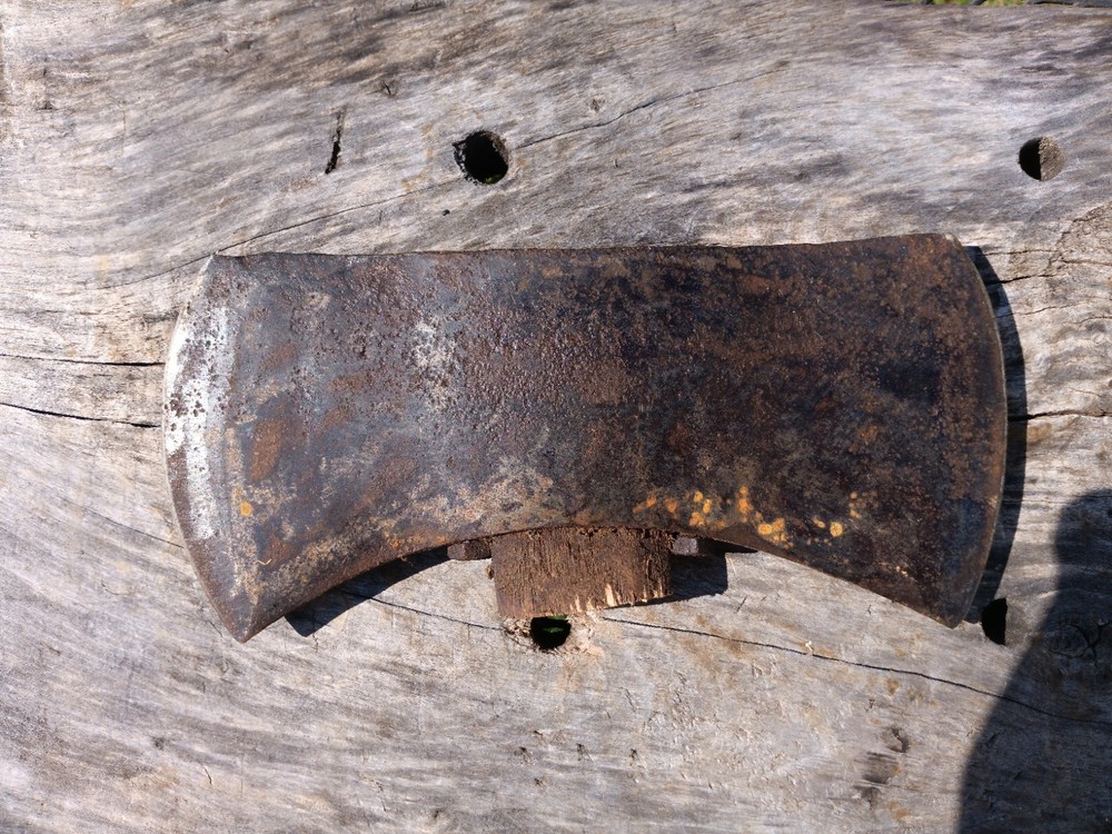 Vintage Double Bit Axe Head 3 lbs 6 oz