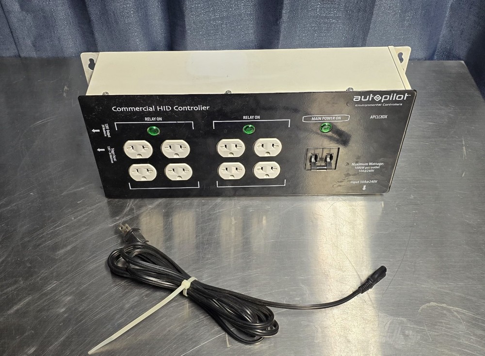 Autopilot Commercial High Power HID 8 Grow Light Controller APCLC8DX