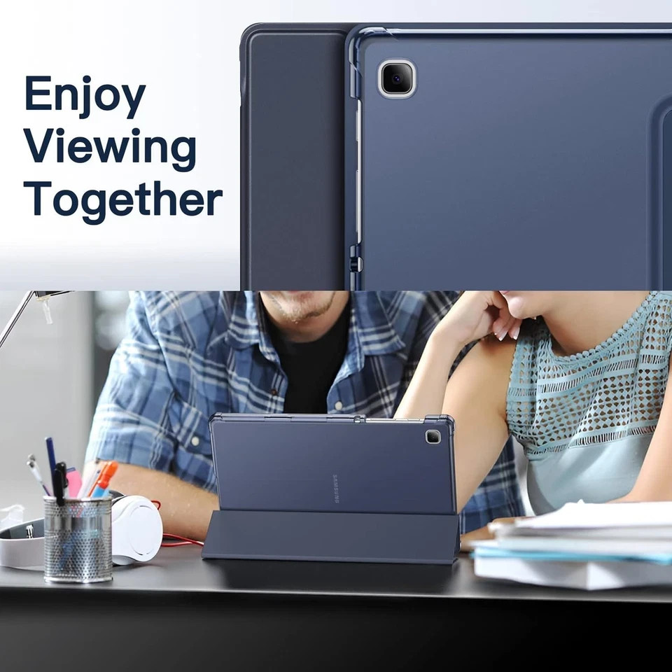 For Samsung Galaxy Tab A7 Lite 8,7 Case Folio Stand Protective Slim Navy