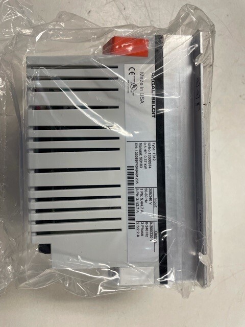 Regal-Beloit Drive T312 Adjustable Speed AC Motor Control