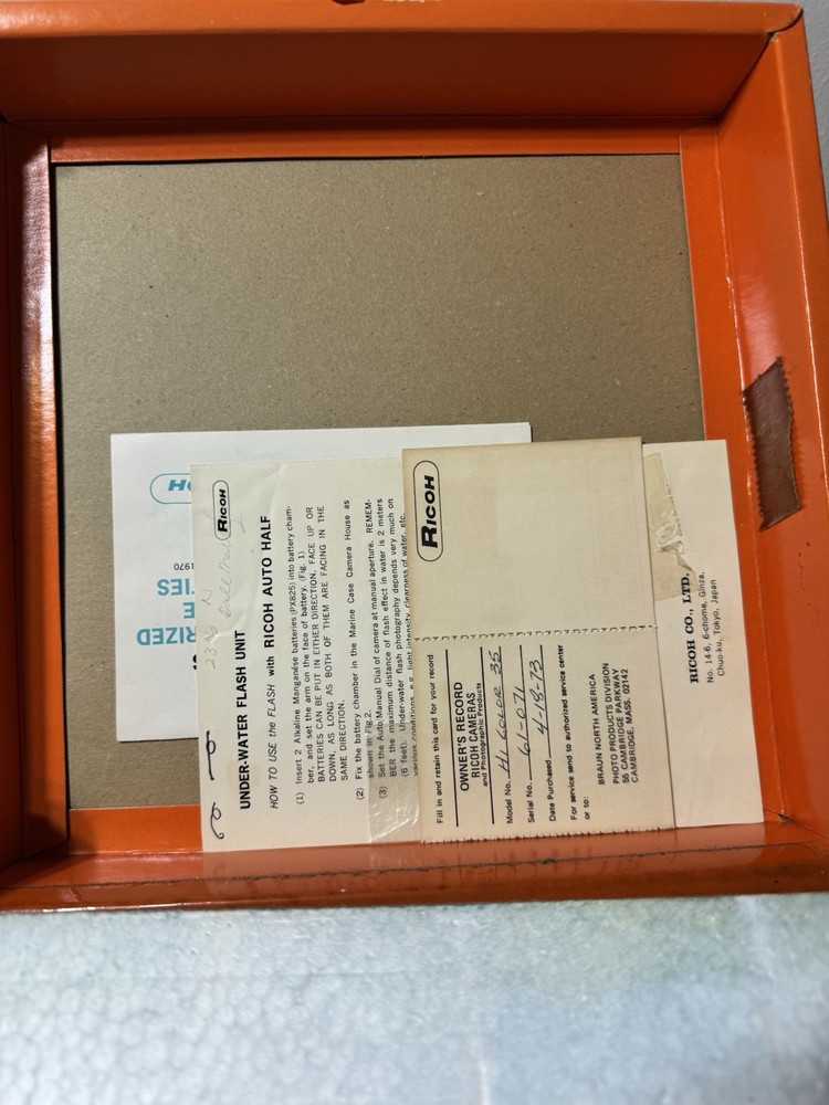 Ricoh 35 with underwater housing package