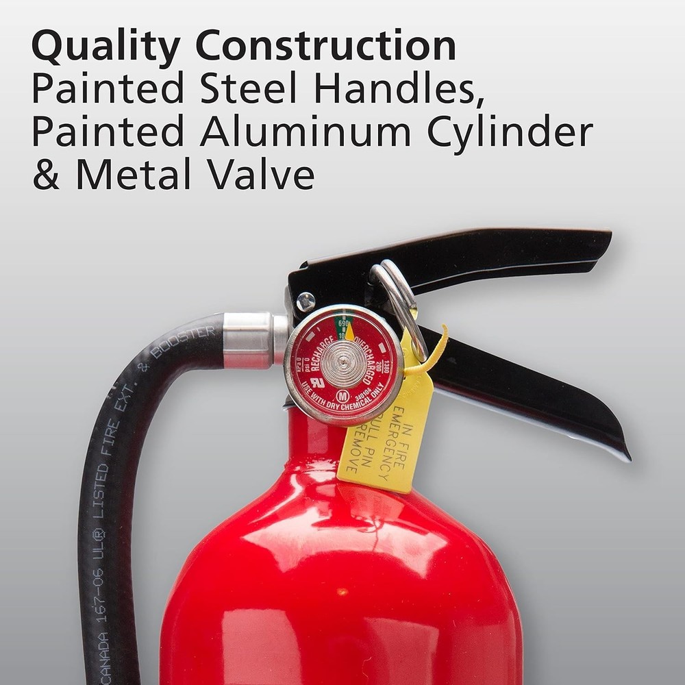 Multi-Purpose Pro 210 Fire Extinguisher - Quick Response for Home & Office Fires